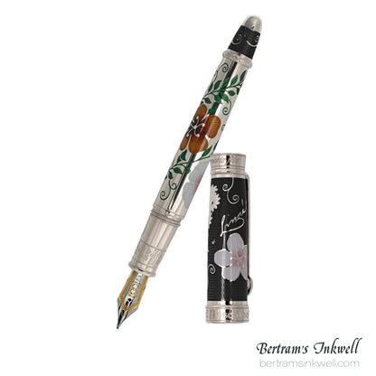 David Oscarson Carl Linnaeus Black Fountain Pen