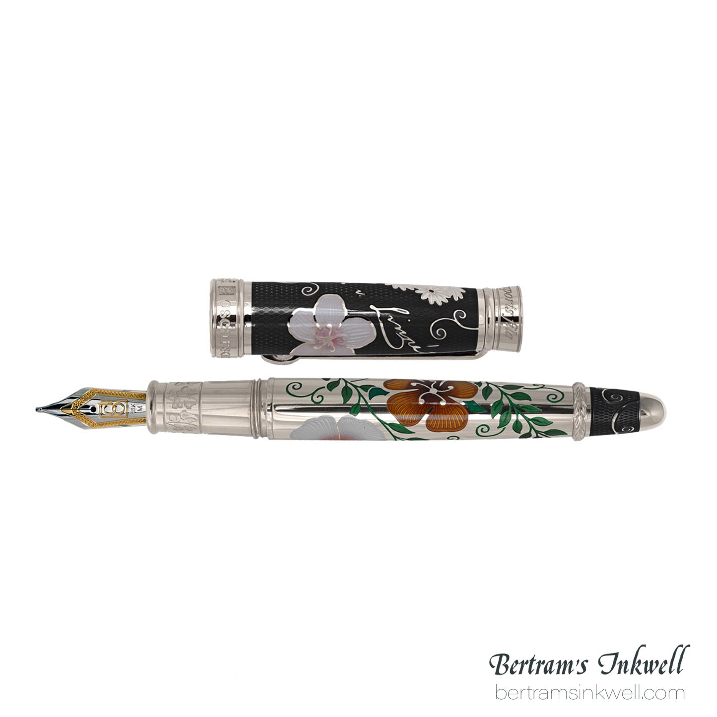 David Oscarson Carl Linnaeus Black Fountain Pen
