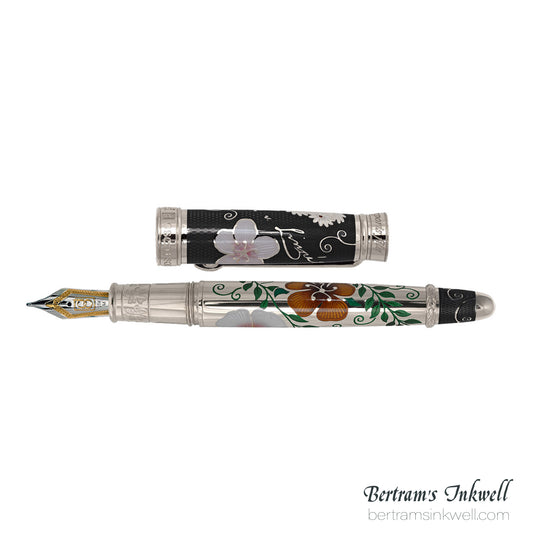 David Oscarson Carl Linnaeus Black Fountain Pen