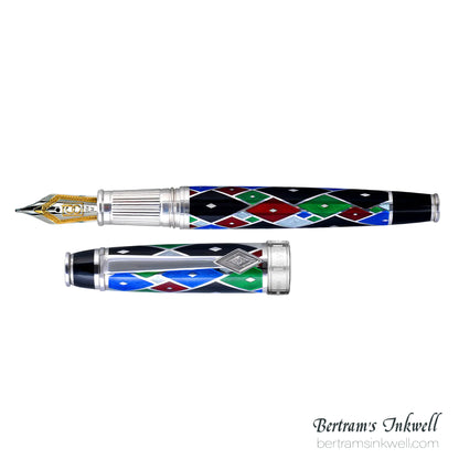 David Oscarson Harlequin Black/Onyx Fountain Pen
