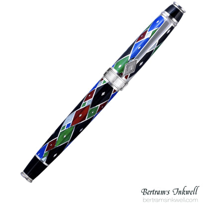 David Oscarson Harlequin Black/Onyx Fountain Pen