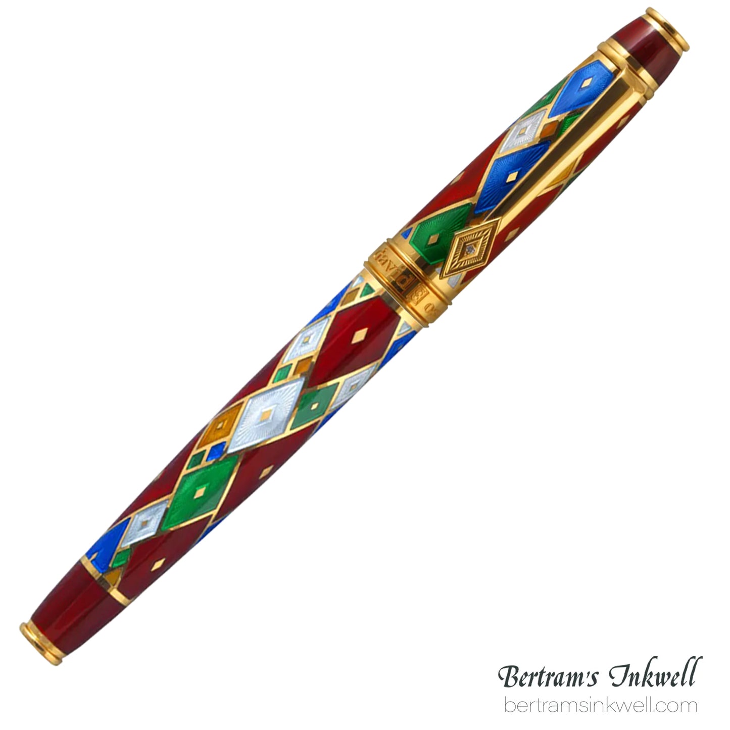 David Oscarson Harlequin Ruby Red Fountain Pen