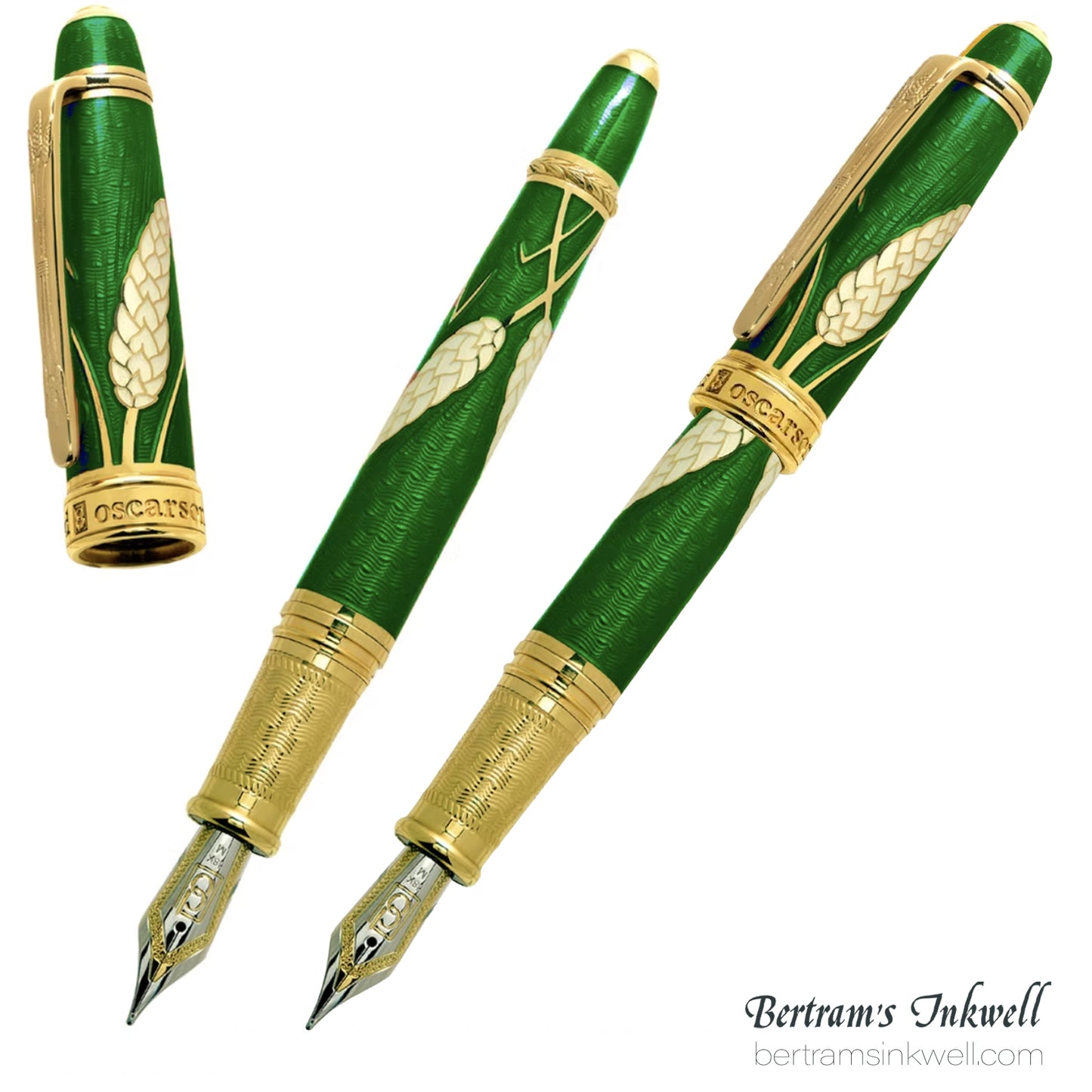 David Oscarson Harvest Emerald Green Fountain Pen