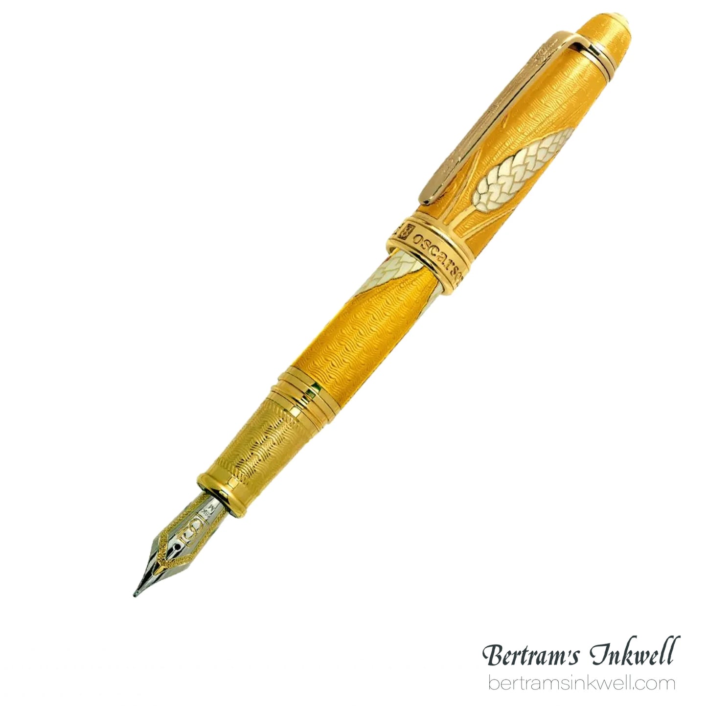 David Oscarson Harvest Warm Amber Fountain Pen