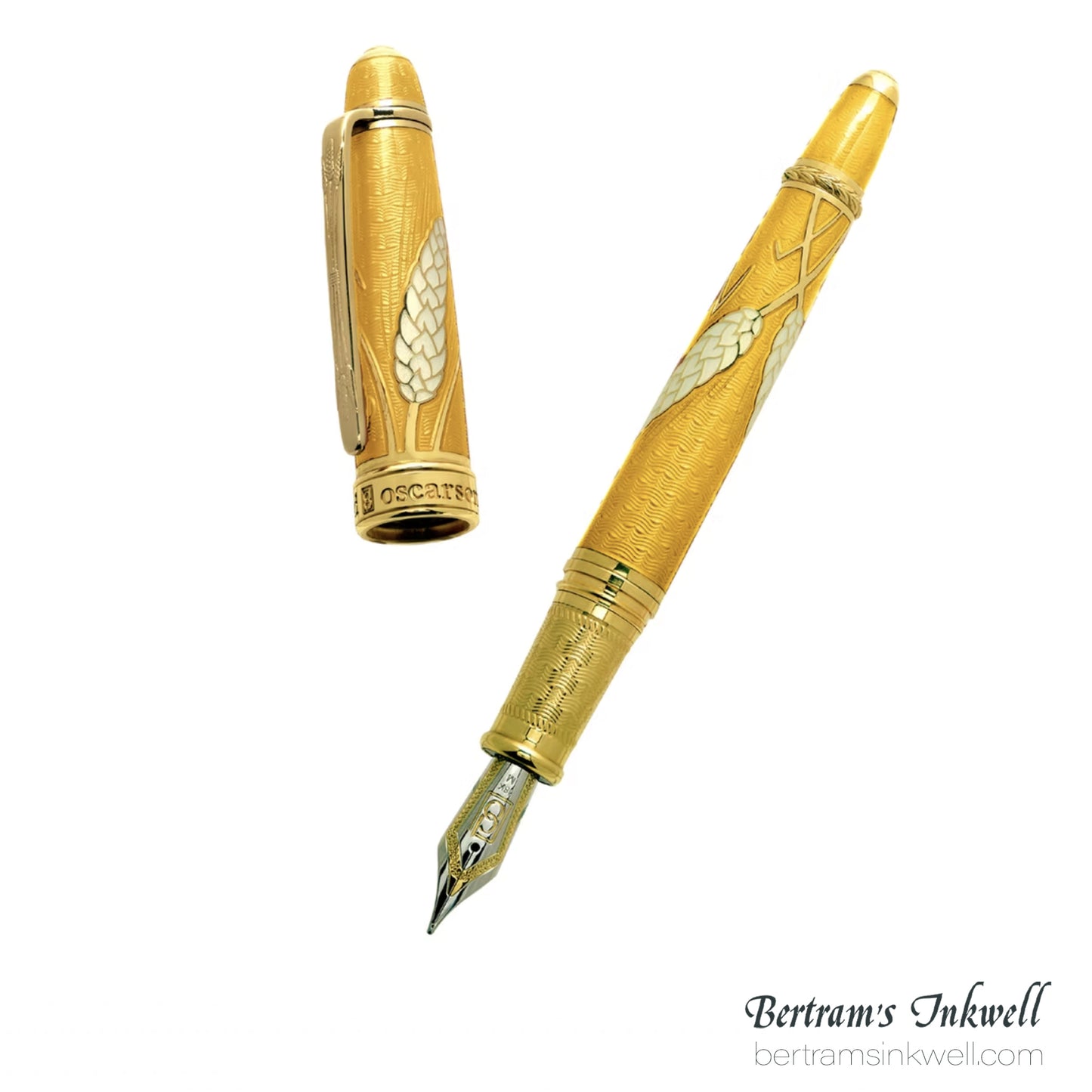 David Oscarson Harvest Warm Amber Fountain Pen