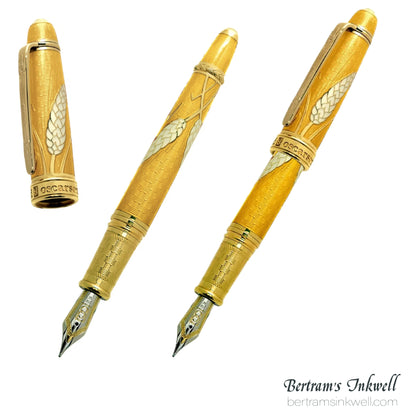 David Oscarson Harvest Warm Amber Fountain Pen