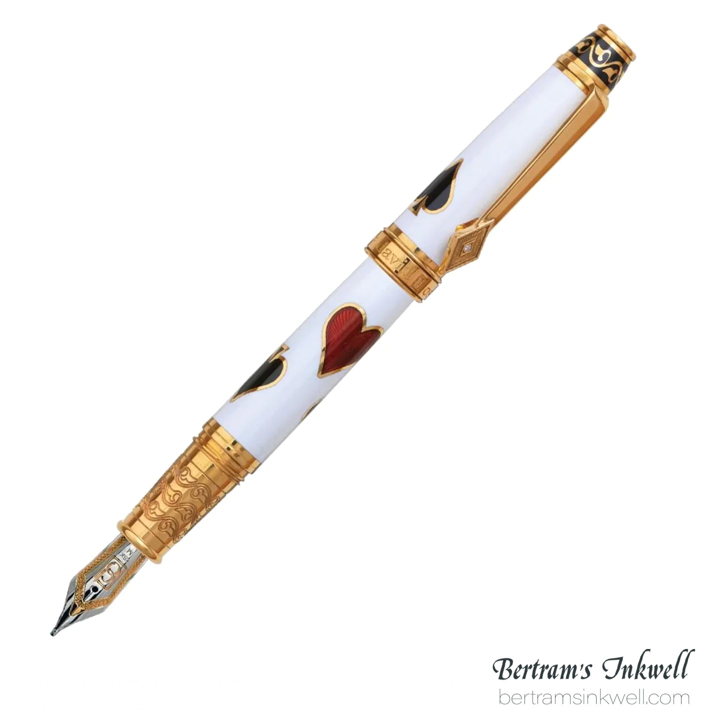 David Oscarson Les Quatre Couleurs Opaque White Vermeil Fountain Pen