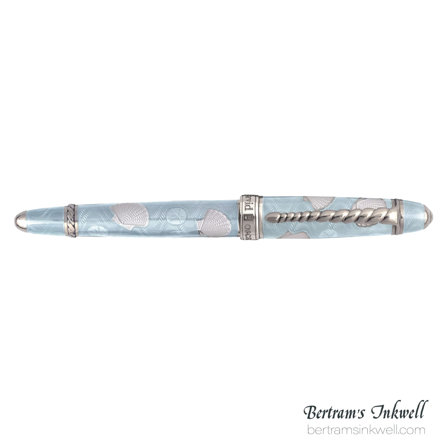 David Oscarson Seaside Ocean Aquamarine/White Fountain Pen