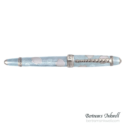 David Oscarson Seaside Ocean Aquamarine/White Fountain Pen