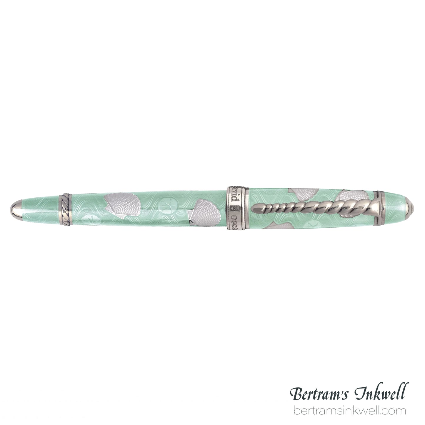 David Oscarson Seaside Ocean Seafoam Green/White Fountain Pen