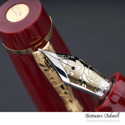 Delta Bio+16 Fountain Pen Corallo "KP" #6 14Kt Gold Nib