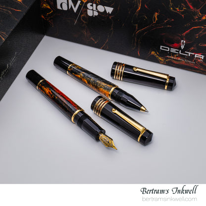 Delta DV Original Glow Up Fountain Pen 14k Nib