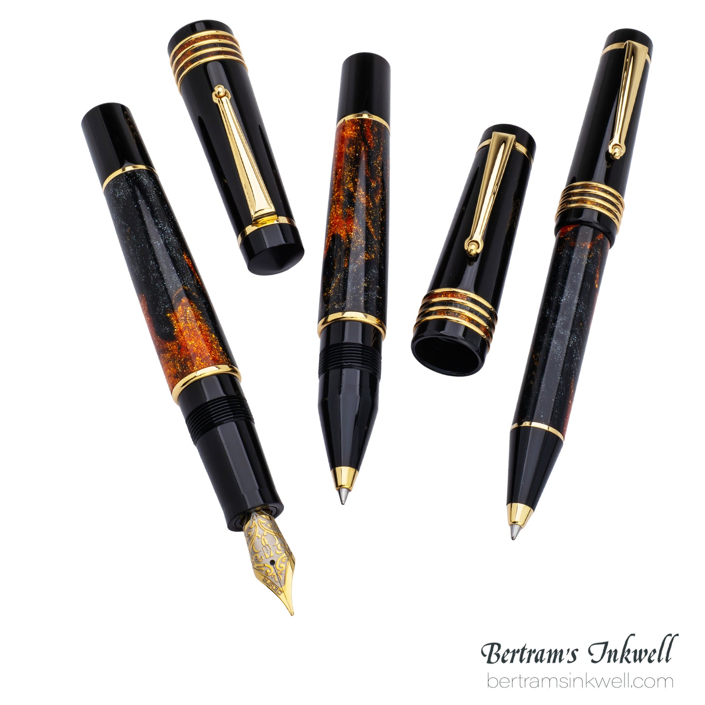 Delta DV Original Glow Up Fountain Pen 14k Nib