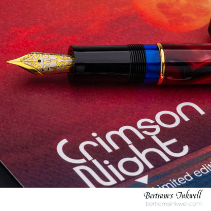 Delta Four Rings Collection - Crimson Night Fountain Pen Limited Edition