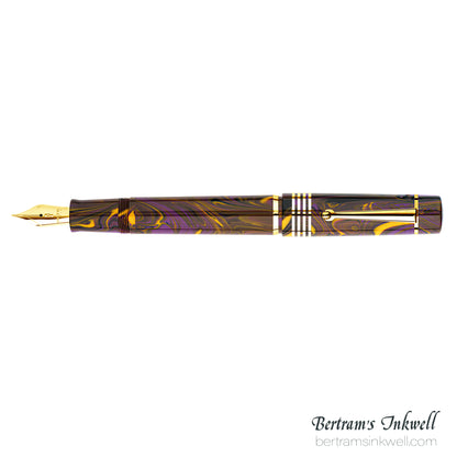 Delta Neo Gallery Four Rings Collection - Iris Fountain Pen