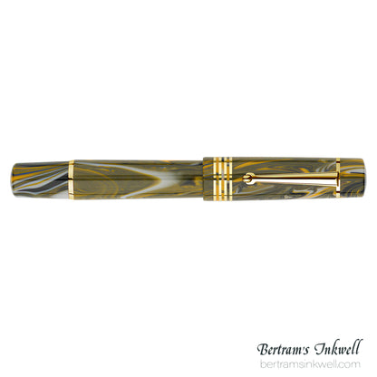Delta Neo Gallery Four Rings Collection - Marigold Fountain Pen