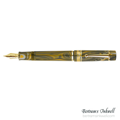 Delta Neo Gallery Four Rings Collection - Marigold Fountain Pen