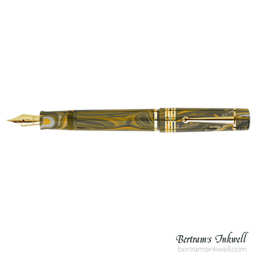 Delta Neo Gallery Four Rings Collection - Marigold Fountain Pen