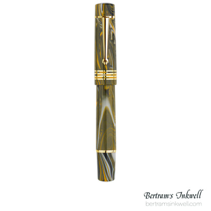 Delta Neo Gallery Four Rings Collection - Marigold Fountain Pen
