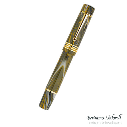 Delta Neo Gallery Four Rings Collection - Marigold Fountain Pen