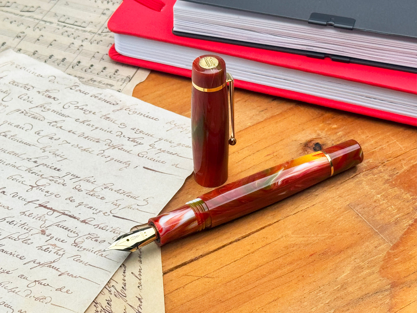 Delta Signs Of Time Art Edition Classical Art Fountain Pen