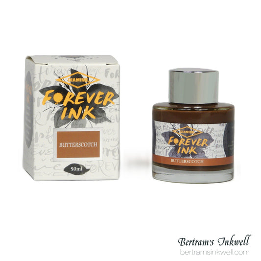 Diamine Forever Permanent Pigment Bottled Ink Butterscotch 50ml