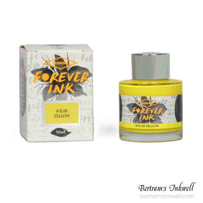 Diamine Forever Permanent Pigment Bottled Ink Solar Yellow 50ml