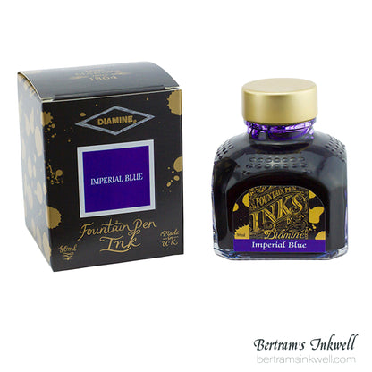 Diamine Imperial Blue Fountain Pen Ink Bottle 80ml