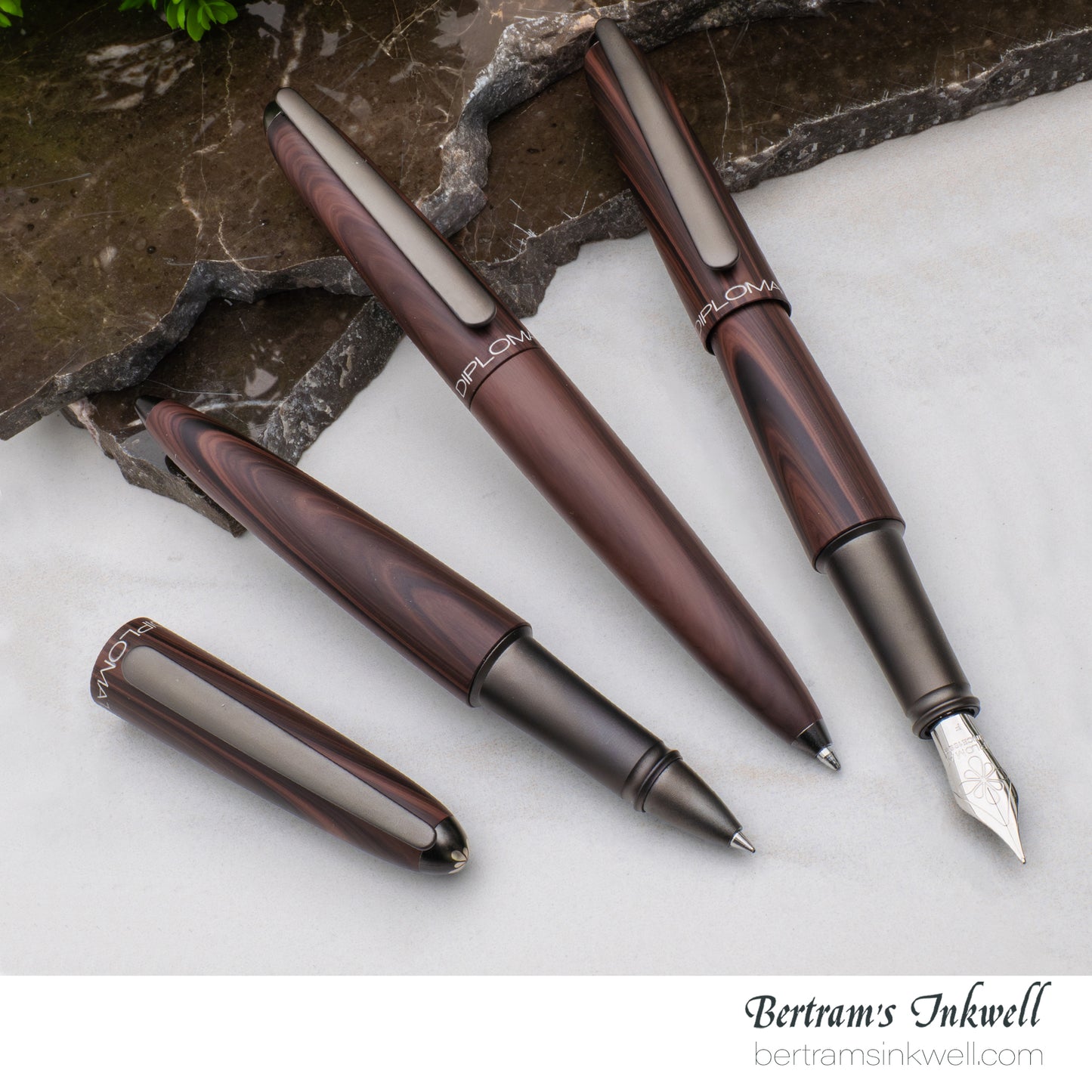 Diplomat Aero Black Forest Rollerball Pen