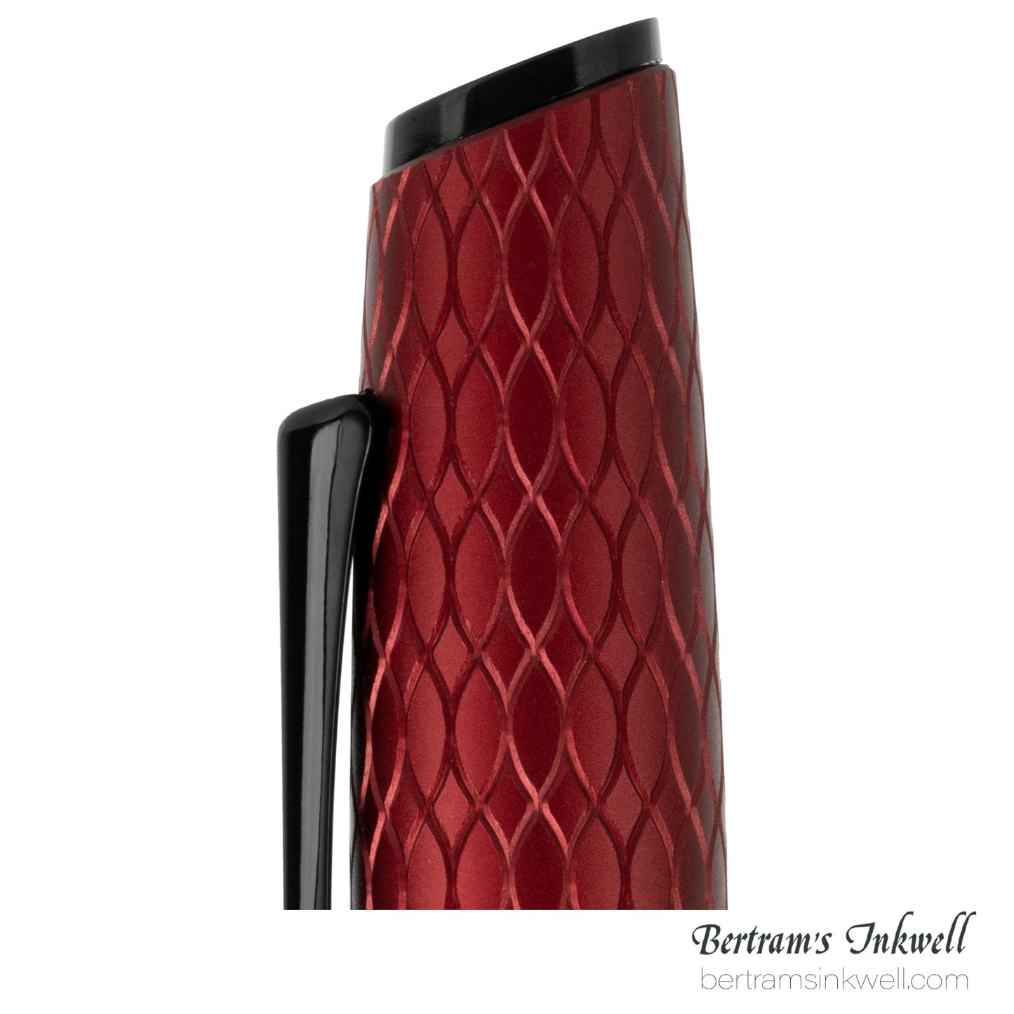 Diplomat Cobra Burgundy Red Guilloche Rollerball