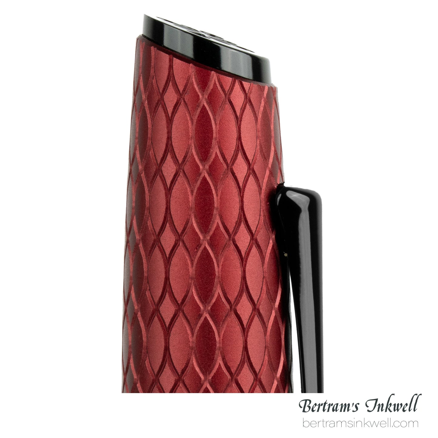 Diplomat Cobra Burgundy Red Guilloche Rollerball