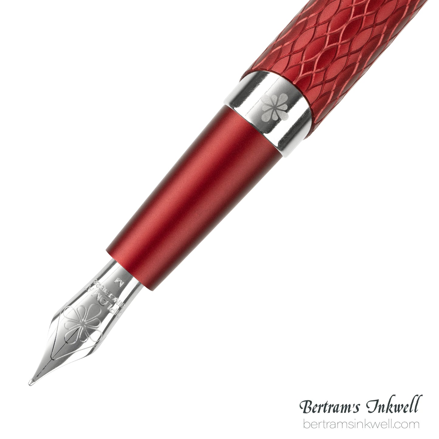 Diplomat Cobra Burgundy Red Guilloche Fountain Pen