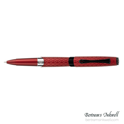 Diplomat Cobra Burgundy Red Guilloche Rollerball