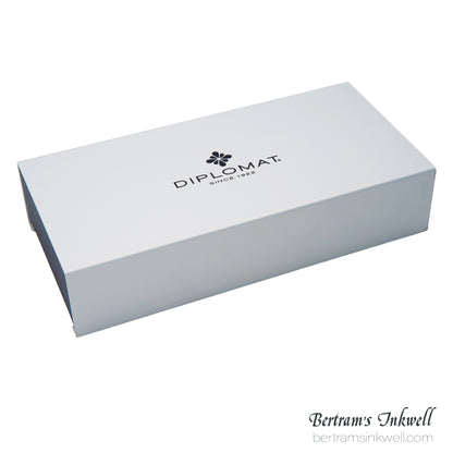 Diplomat Cobra Matte Black Guilloche Fountain Pen