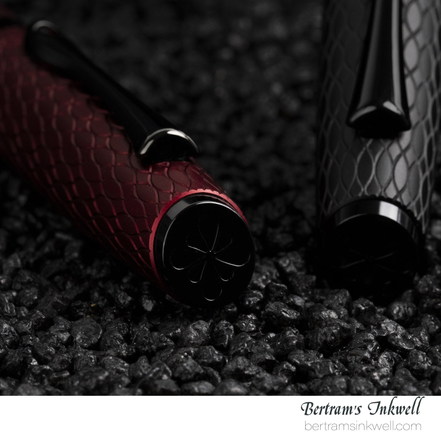 Diplomat Cobra Matte Black Guilloche Fountain Pen