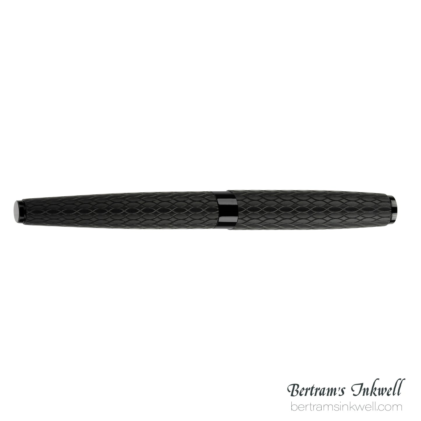 Diplomat Cobra Matte Black Guilloche Fountain Pen
