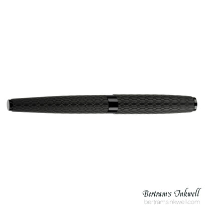 Diplomat Cobra Matte Black Guilloche Fountain Pen