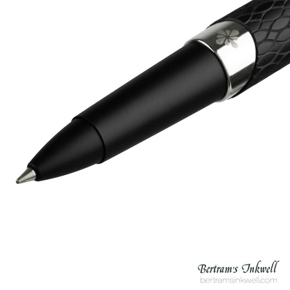 Diplomat Cobra Matte Black Guilloche Rollerball