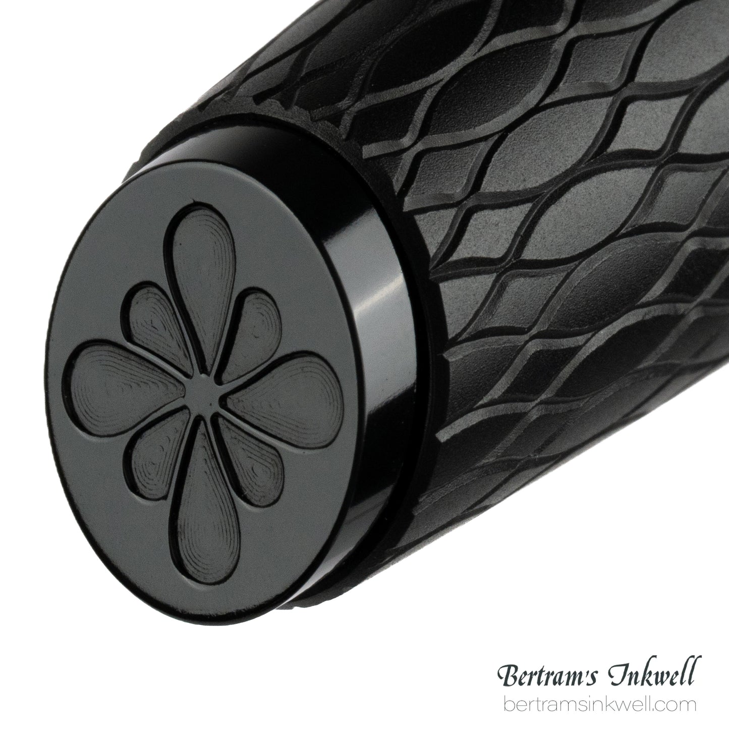 Diplomat Cobra Matte Black Guilloche Fountain Pen