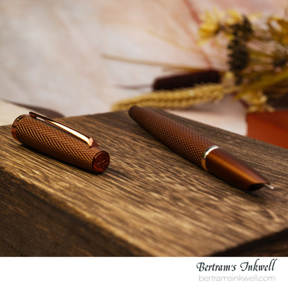Diplomat Viper Brown Guilloche Fountain Pen