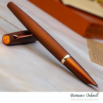 Diplomat Viper Brown Guilloche Fountain Pen