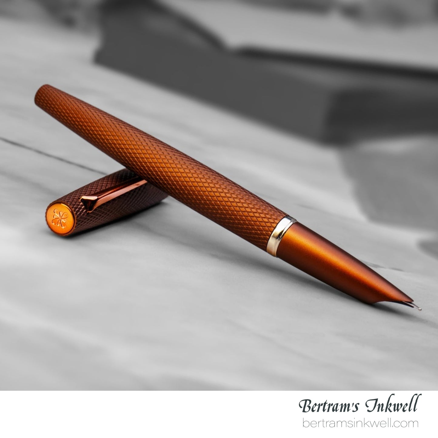 Diplomat Viper Brown Guilloche Fountain Pen