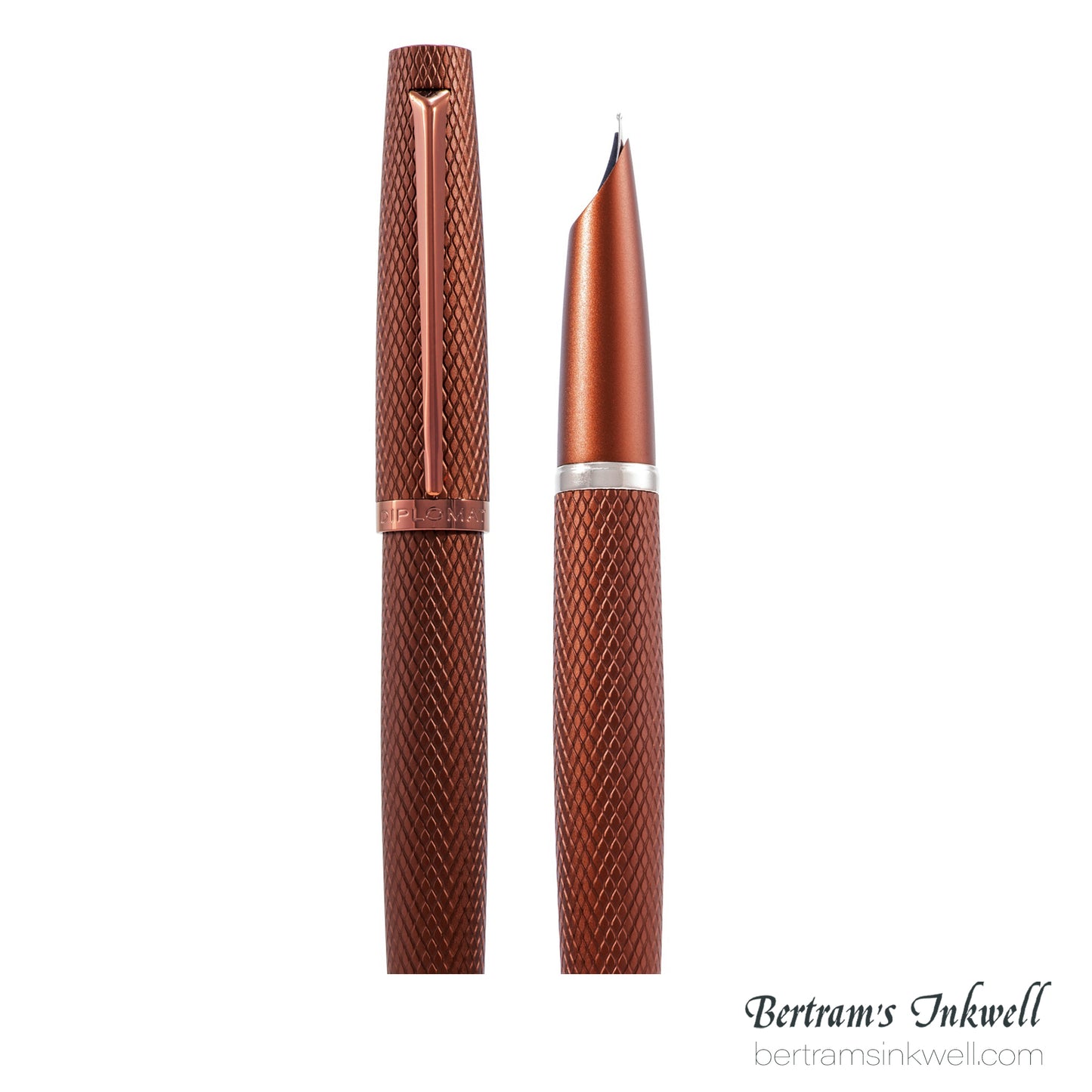 Diplomat Viper Brown Guilloche Fountain Pen