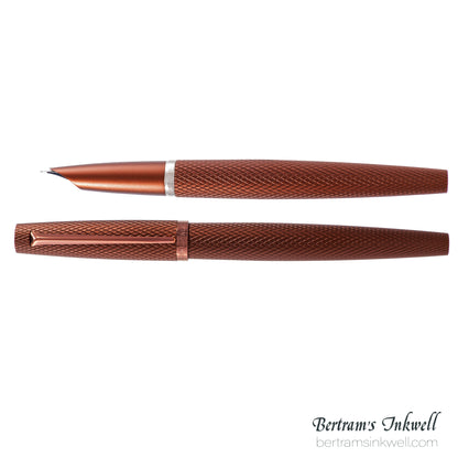 Diplomat Viper Brown Guilloche Fountain Pen