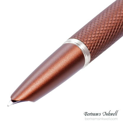 Diplomat Viper Brown Guilloche Fountain Pen