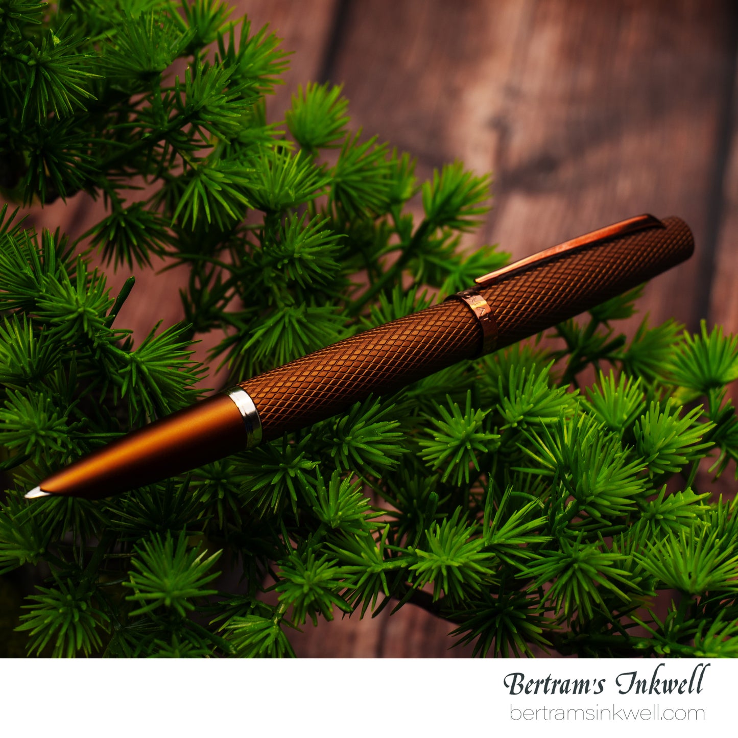 Diplomat Viper Brown Guilloche Fountain Pen