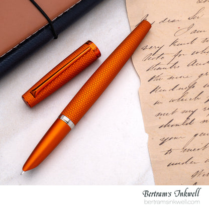 Diplomat Viper Orange Guilloche Fountain Pen