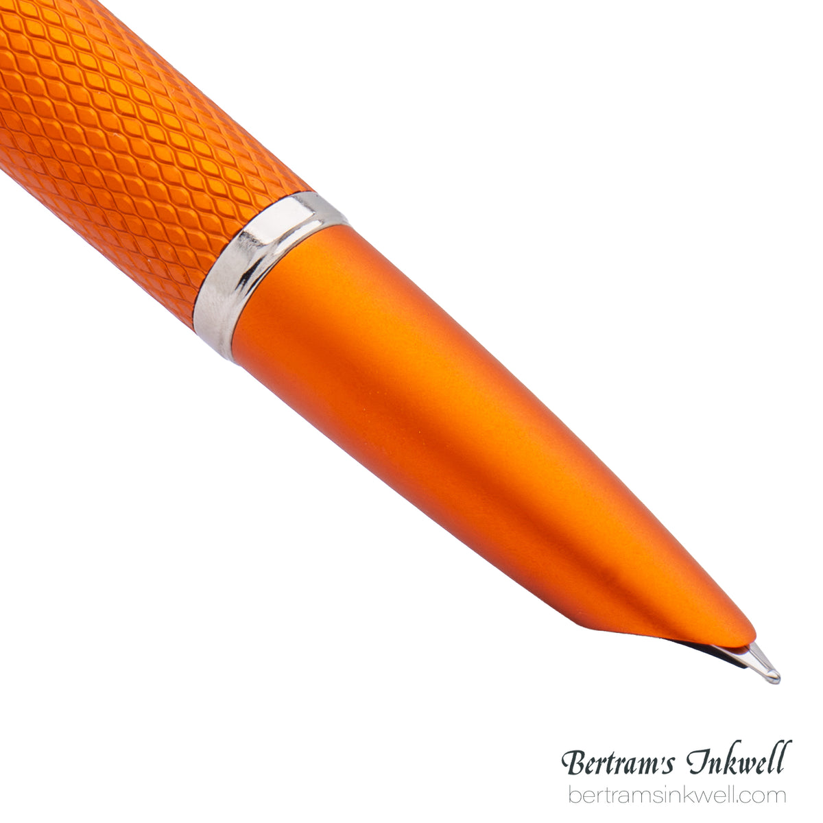 Diplomat Viper Orange Guilloche Fountain Pen