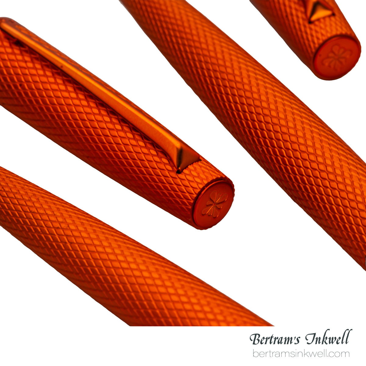 Diplomat Viper Orange Guilloche Rollerball