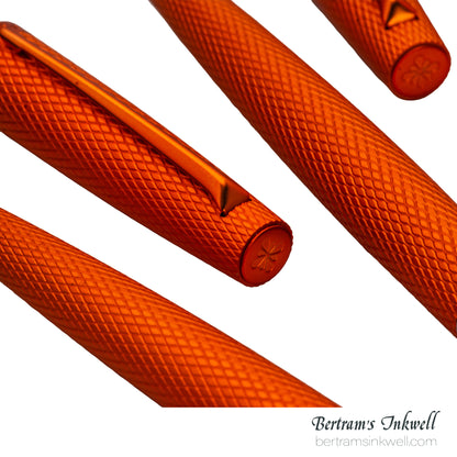 Diplomat Viper Orange Guilloche Rollerball